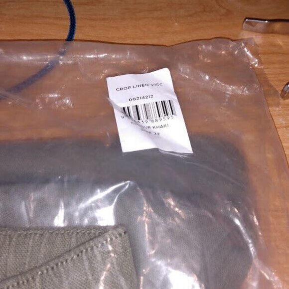 Evans Crop Linen Visc Plus Sz 22 - Picture 3 of 4